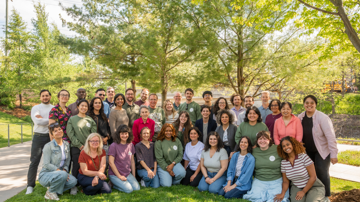 TAF staff gathered outdoors